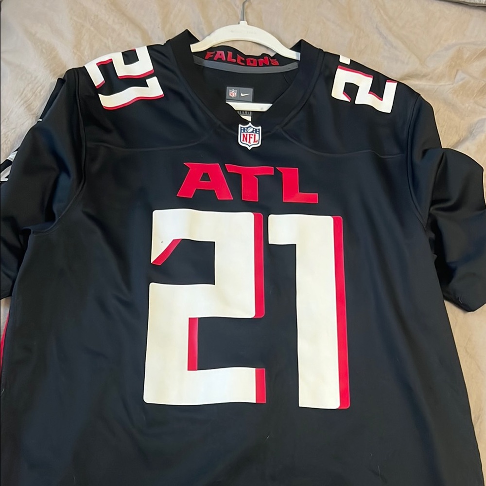 Atlanta Falcons #21 Black Nike NFL Jersey